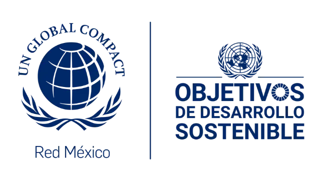 Logos de ONU de Desarrollo Sostenible e Impacto Global