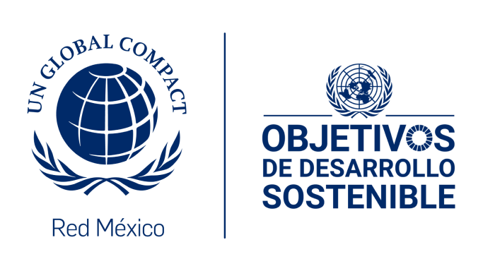Logos de ONU de Desarrollo Sostenible e Impacto Global